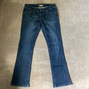 CAbi #967A Women’s Baby Bootcut Dark Wash Jeans Size 4